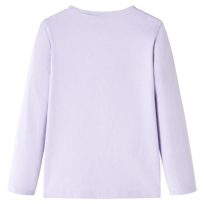 Kindershirt met lange mouwen 140 lichtlila Lila 140