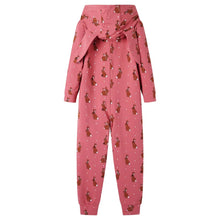 Kinderonesie met capuchon 116 oudroze 116