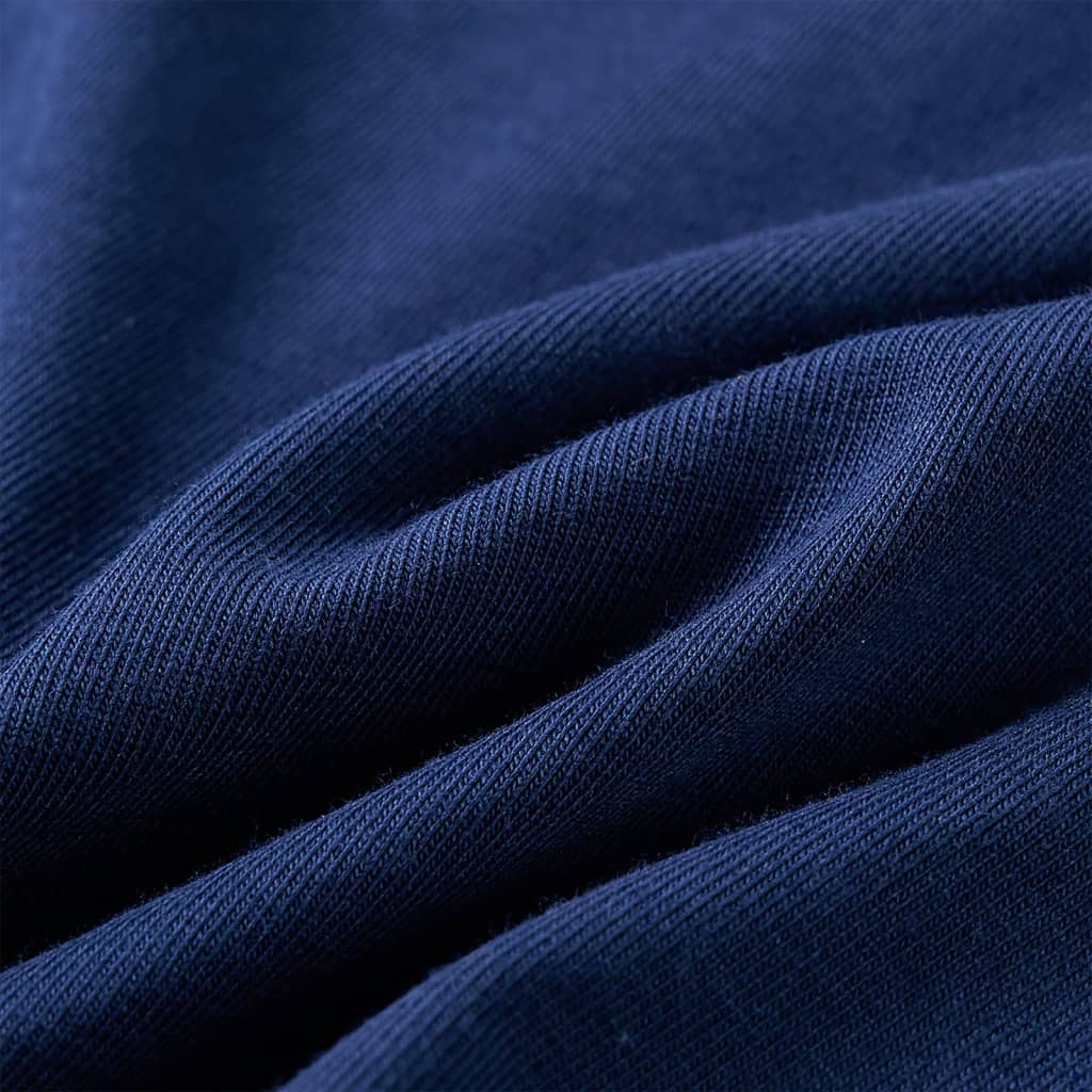 Kindershirt met lange mouwen 104 marineblauw Marineblauw 104