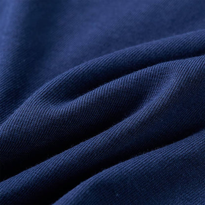 Kindershirt met lange mouwen 104 marineblauw Marineblauw 104