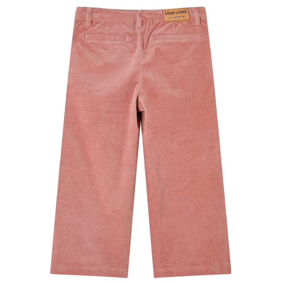 Kinderbroek 116 ribfluweel oudroze 116