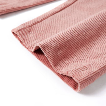 Kinderbroek 116 ribfluweel oudroze 116