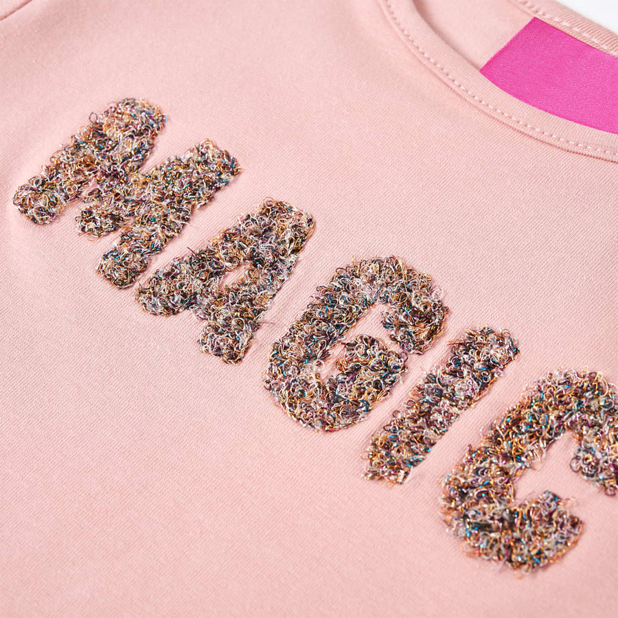 Kindershirt met lange mouwen 116 lichtroze lichtroze