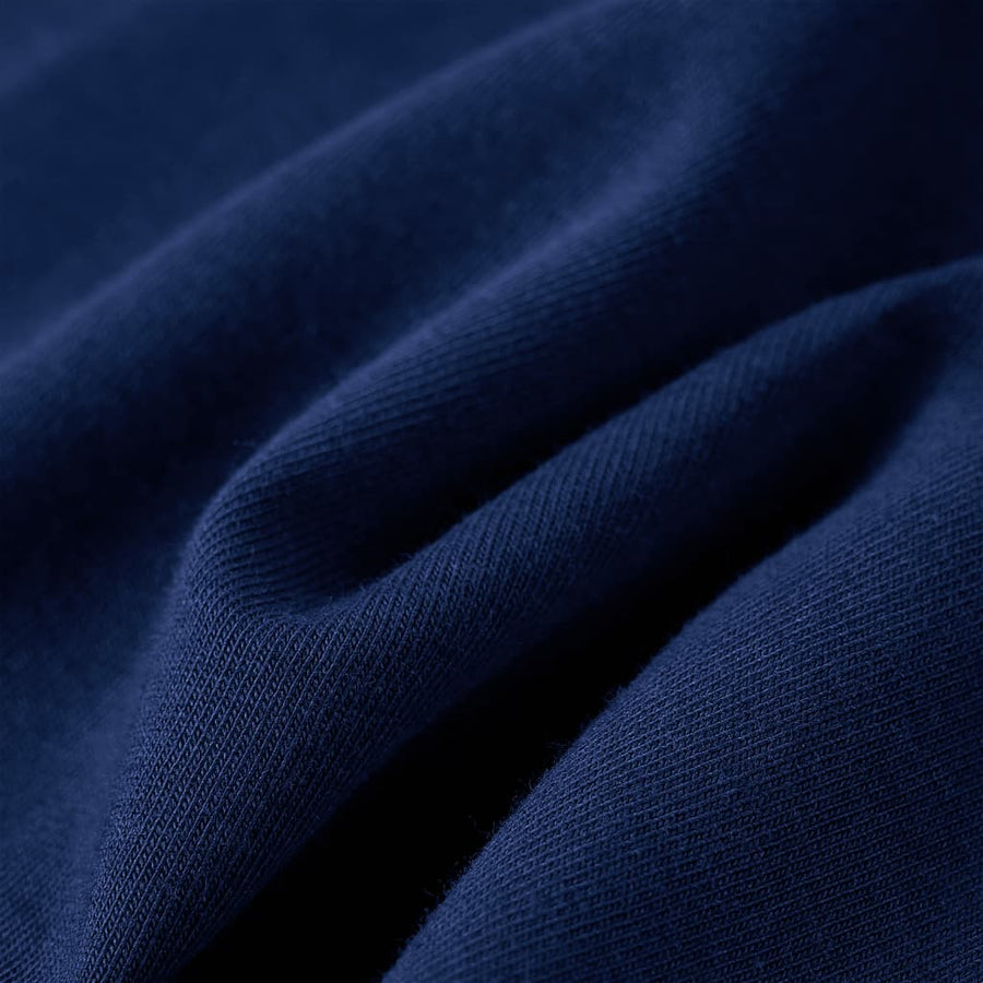Kindershirt met lange mouwen 128 marineblauw Marineblauw