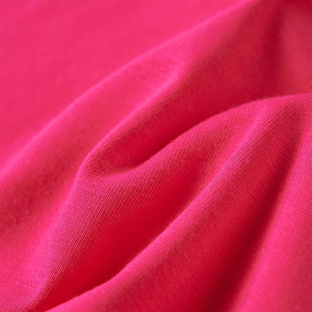 Kindershirt met lange mouwen 104 felroze Roze 104