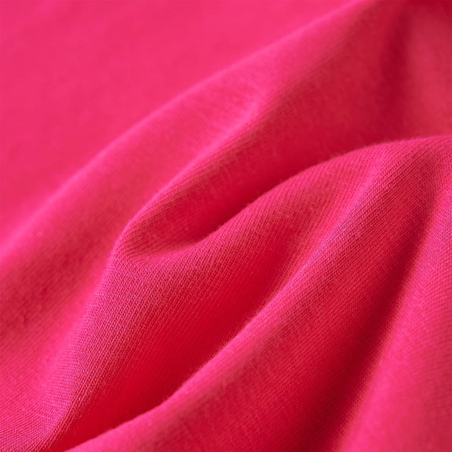 Kindershirt met lange mouwen 104 felroze Roze 104
