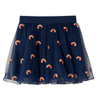 Kinderrokje tule marineblauw maat 92