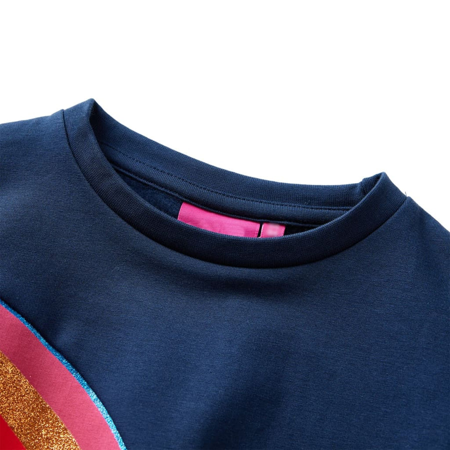 Kindertrui 128 marineblauw 128