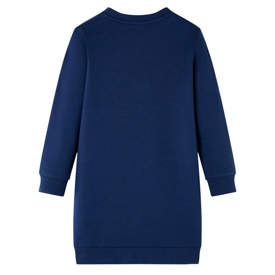 Kinderjurk 92 marineblauw