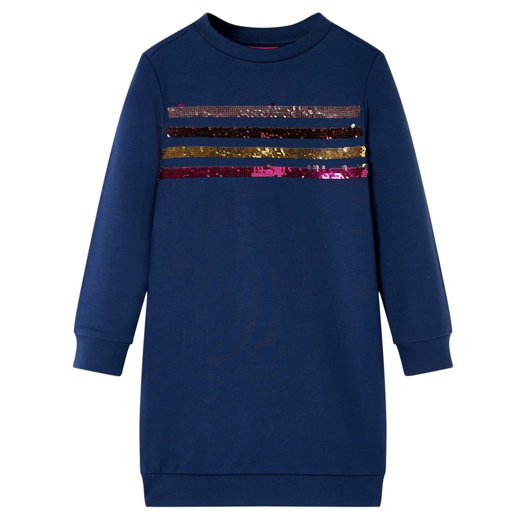 Kinderjurk 104 marineblauw 104