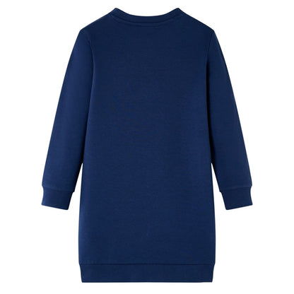 Kinderjurk 104 marineblauw 104