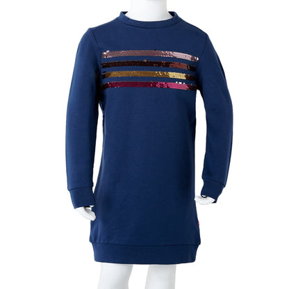 Kinderjurk 104 marineblauw 104