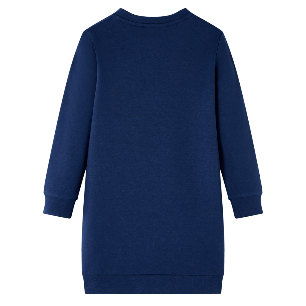 Kinderjurk 116 marineblauw 116