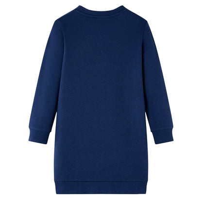 Kinderjurk 116 marineblauw 116