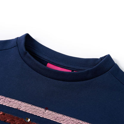 Kinderjurk 116 marineblauw 116