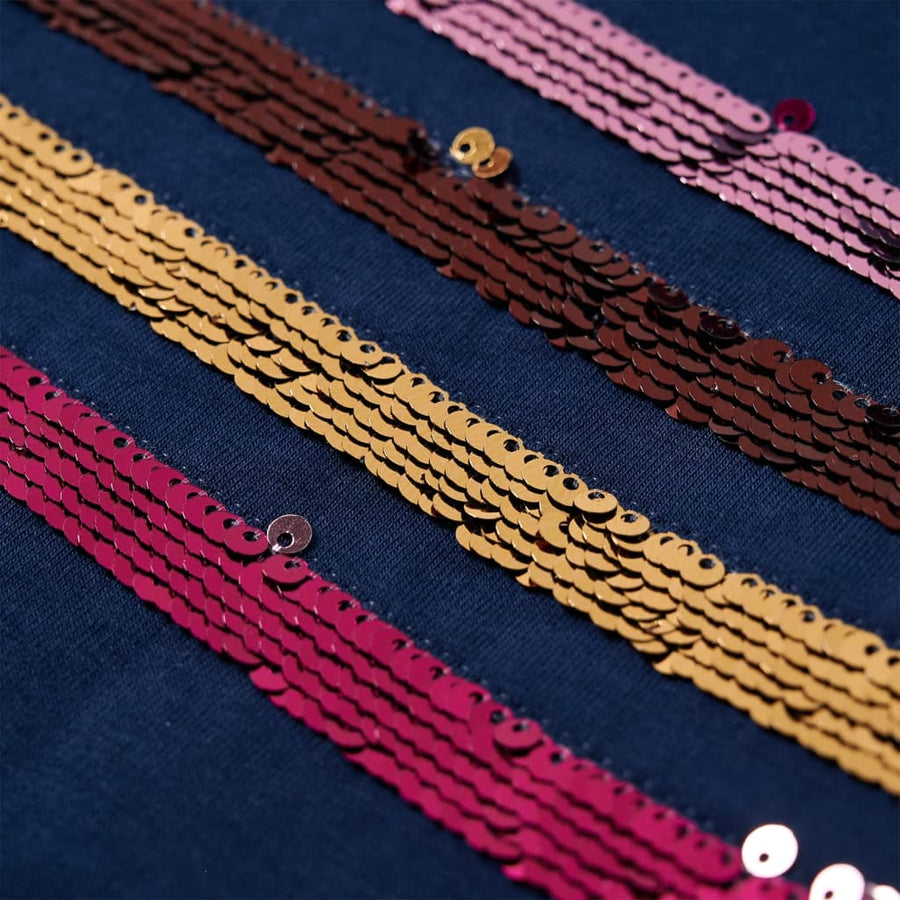 Kinderjurk 116 marineblauw 116