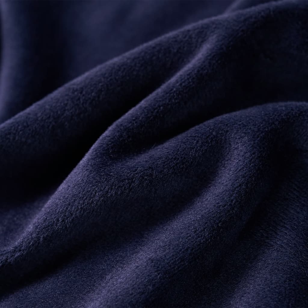 Kinderjas met capuchon 92 marineblauw 92
