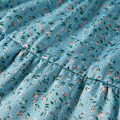 Kinderjurk met lange mouwen 104 blauw 104