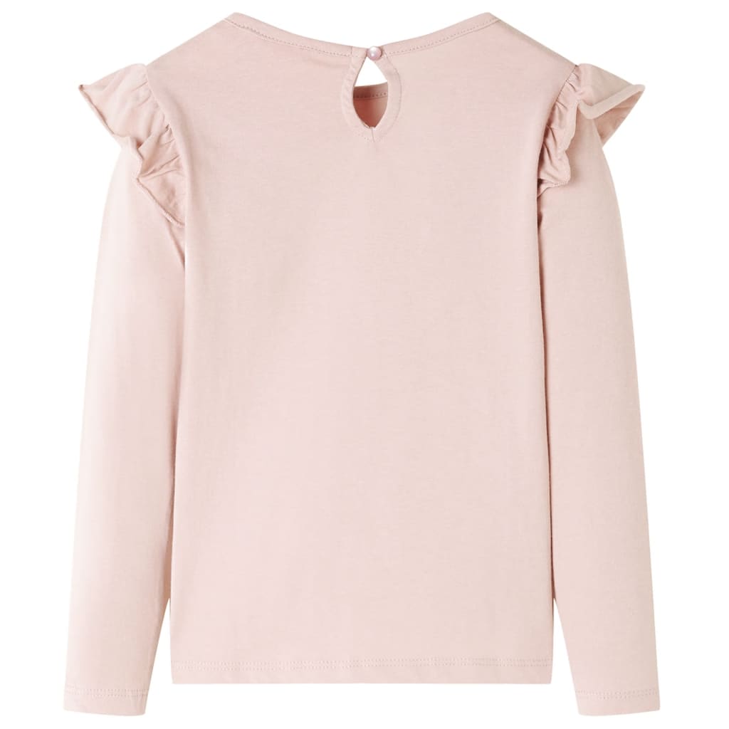 Kindershirt met lange mouwen 92 roze 92