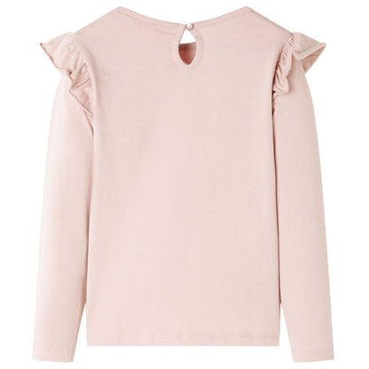 Kindershirt met lange mouwen 92 roze 92