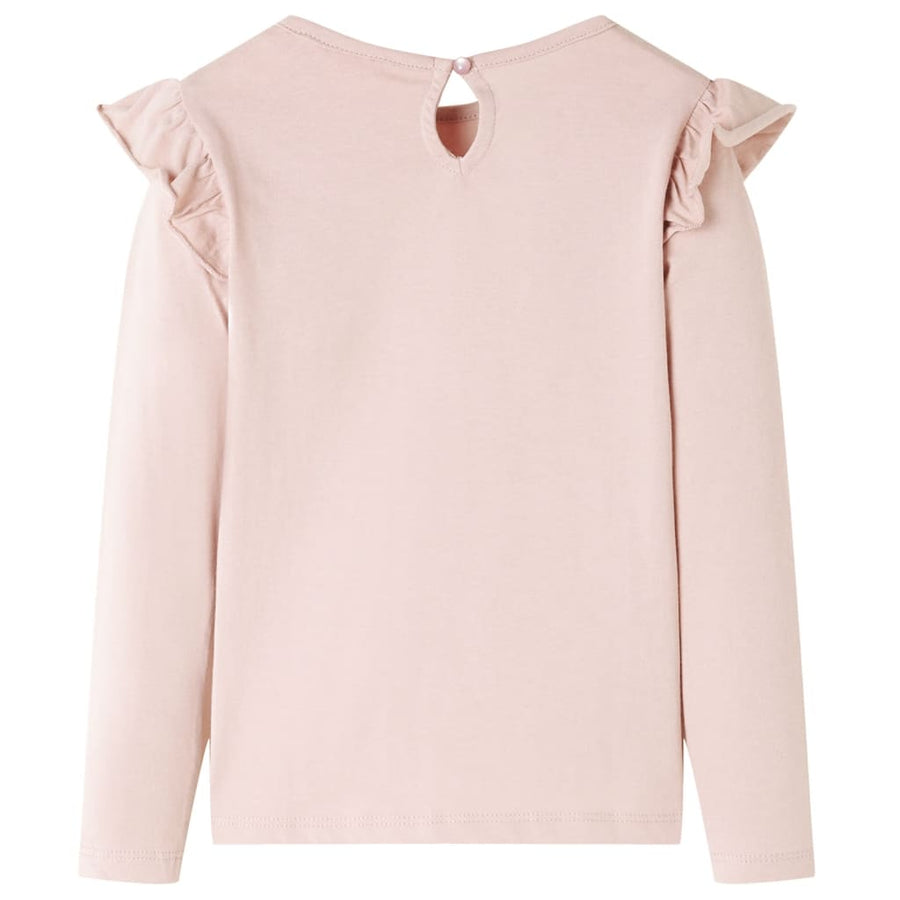 Kindershirt met lange mouwen 92 roze 92