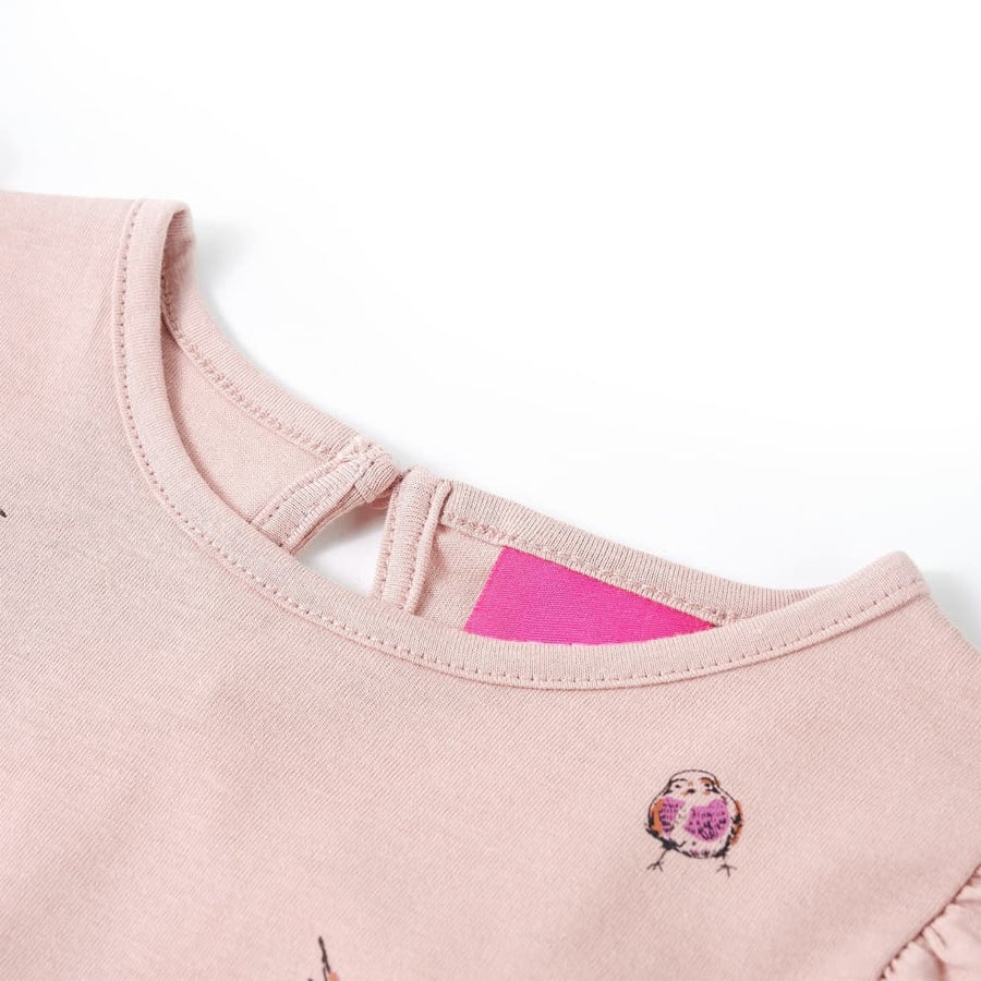 Kindershirt met lange mouwen 92 roze 92