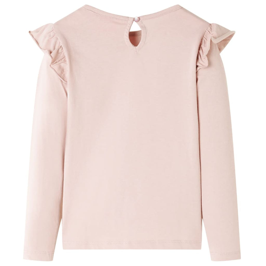 Kindershirt met lange mouwen 116 roze 116