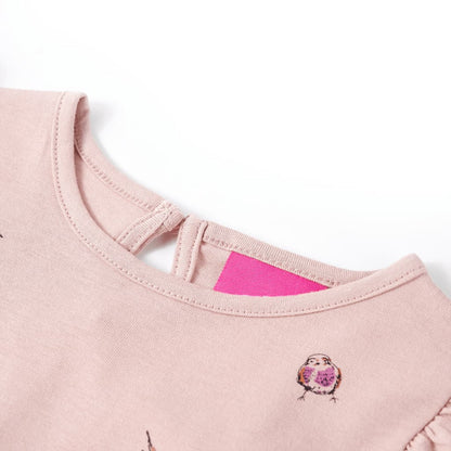 Kindershirt met lange mouwen 116 roze 116