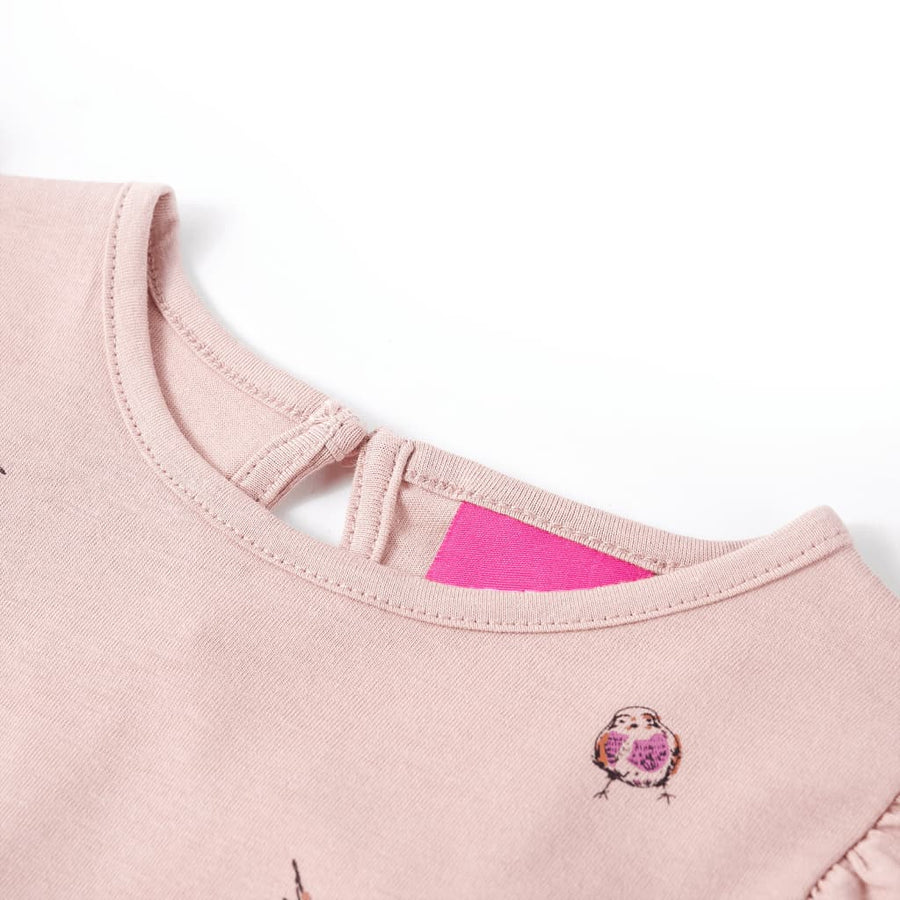 Kindershirt met lange mouwen 116 roze 116