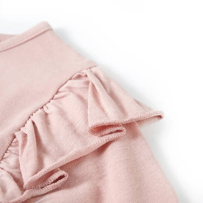 Kindershirt met lange mouwen 128 roze 128