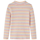 Kids' long-sleeved shirt 104 striped ecru