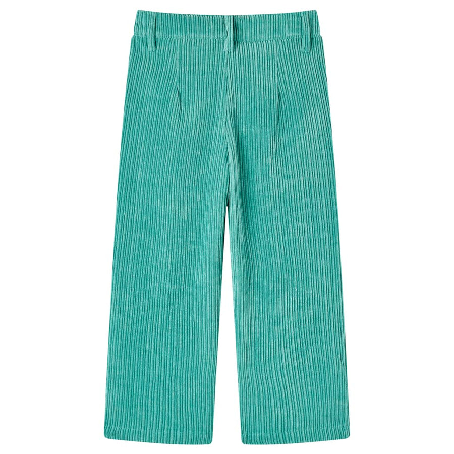 Kinderbroek 104 ribfluweel mintgroen 104