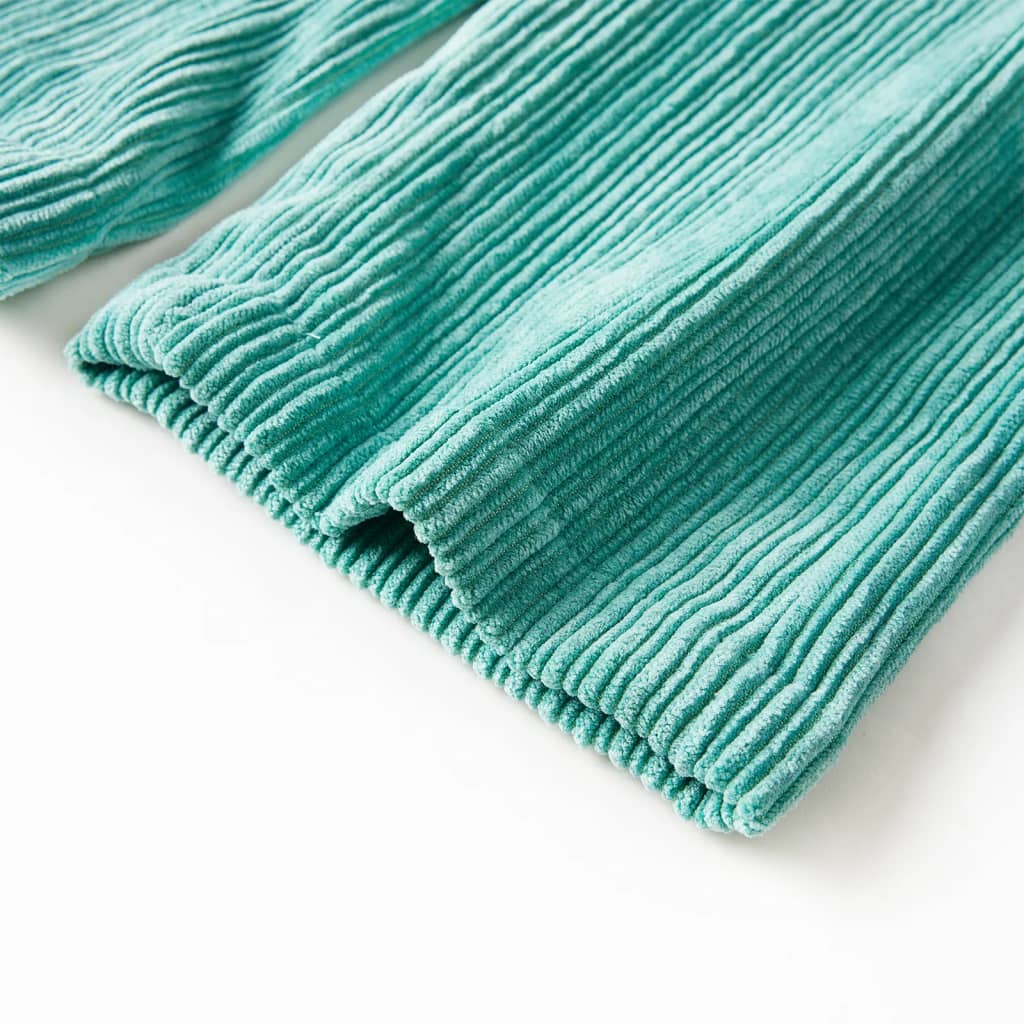 Kinderbroek 116 ribfluweel mintgroen 116