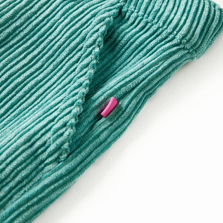Kinderbroek 128 ribfluweel mintgroen 128