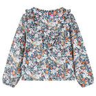 Children's long-sleeved shirt 116 dark blue