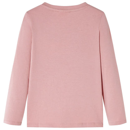Kindershirt met lange mouwen 104 roze 104