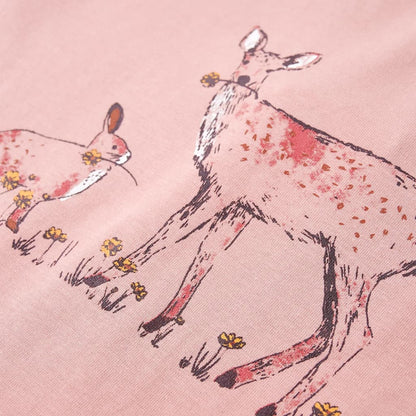 Kindershirt met lange mouwen 104 roze 104