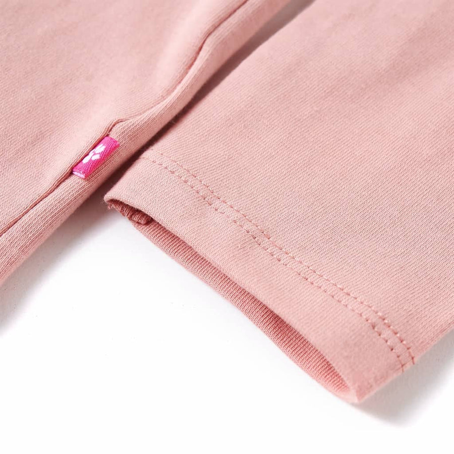 Kindershirt met lange mouwen 128 roze 128