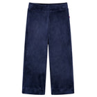 Children's velvet trousers 92 dark blue