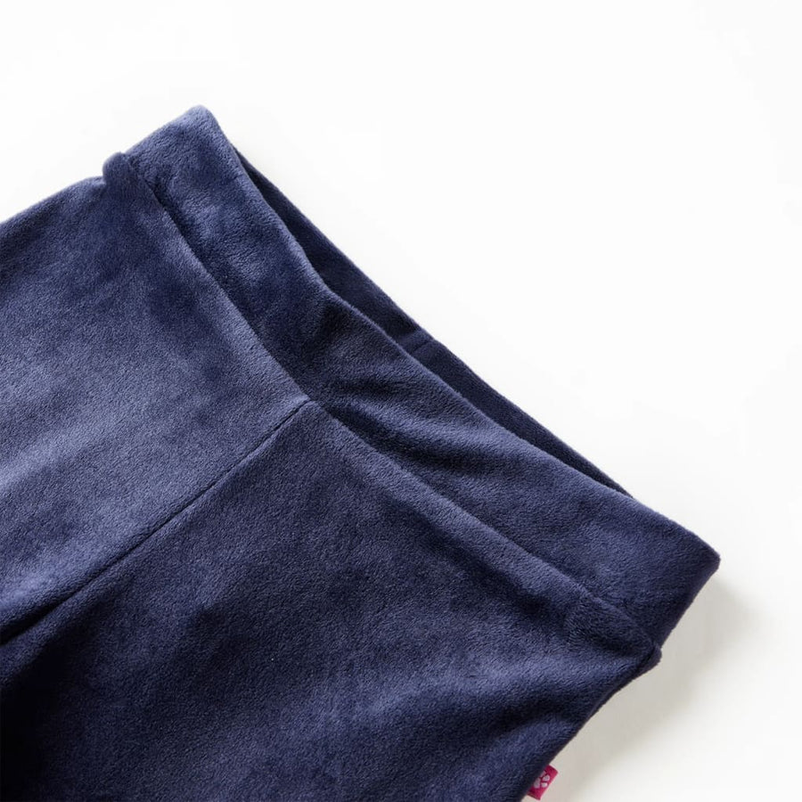 Kinderbroek fluweel 92 donkerblauw 92