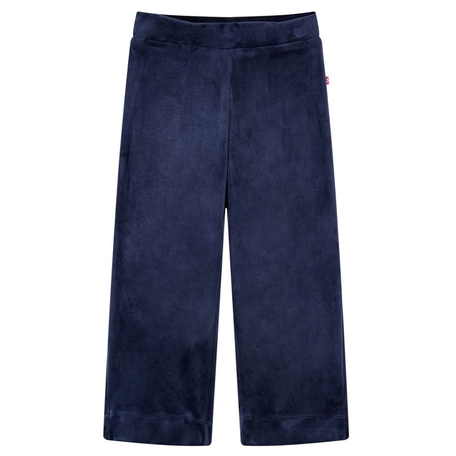 Kinderbroek fluweel 104 donkerblauw 104