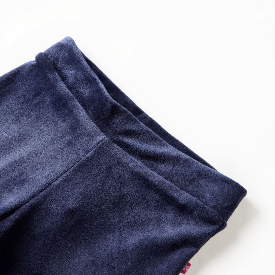 Kinderbroek fluweel 104 donkerblauw 104