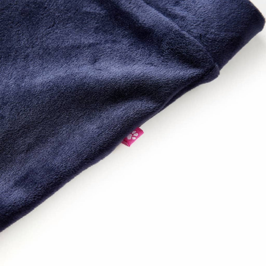 Kinderbroek fluweel 104 donkerblauw 104