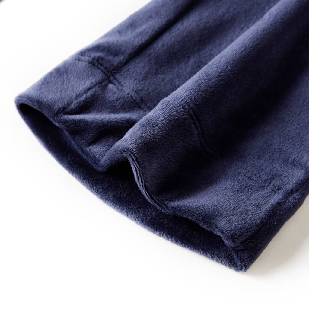Kinderbroek fluweel 116 donkerblauw 116