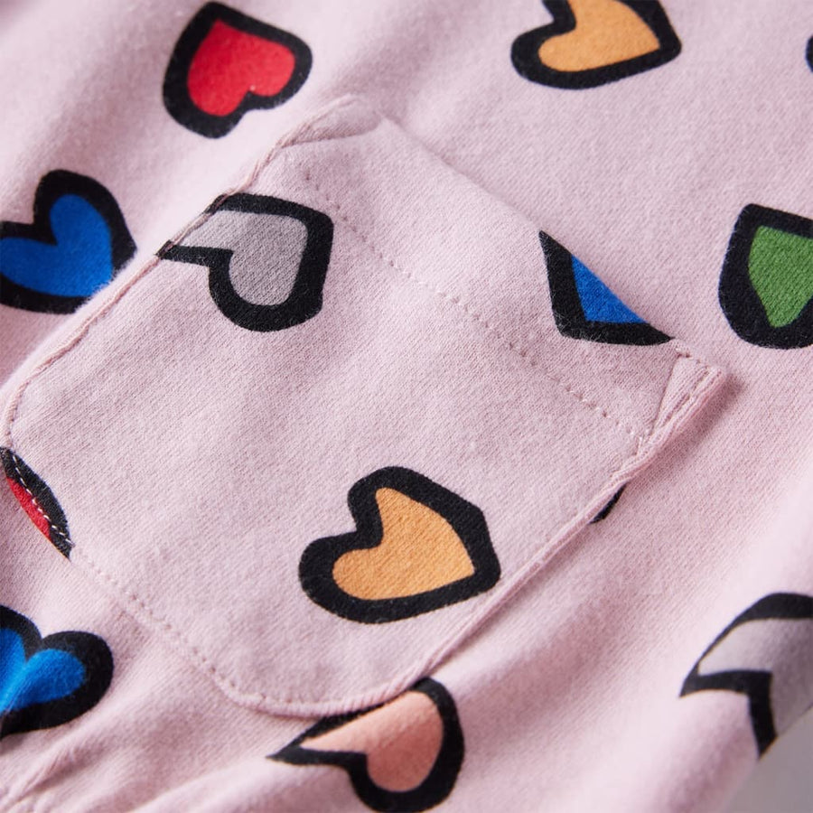 Kindertrui 128 roze