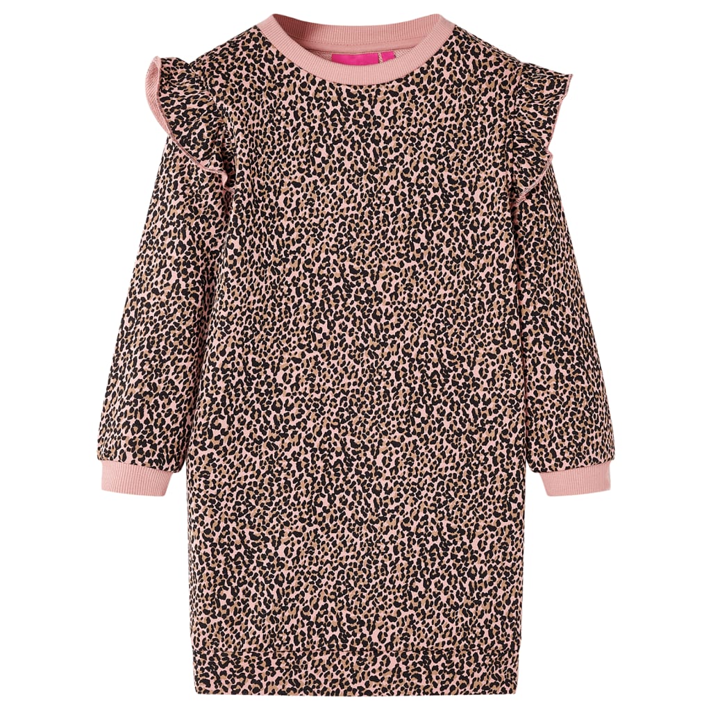 Kinderjurk 92 middelroze 92