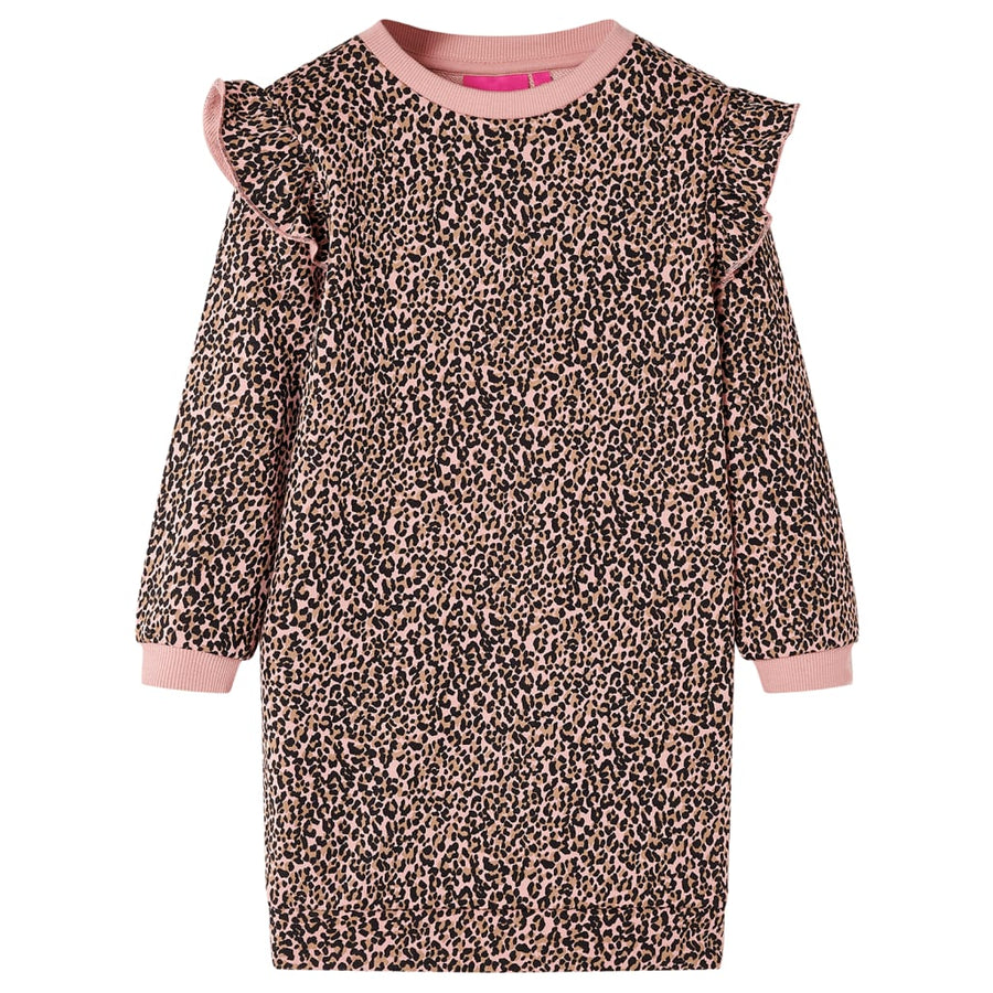 Kinderjurk 92 middelroze 92