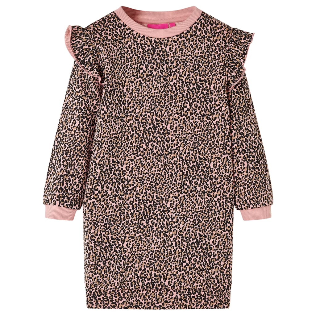 Kinderjurk 104 middelroze