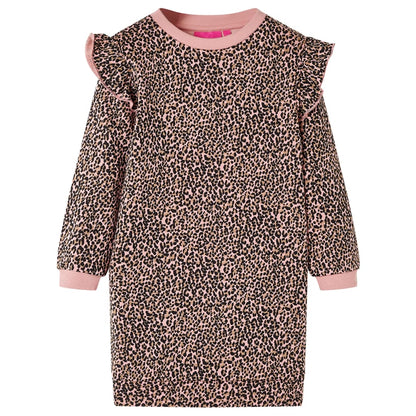 Kinderjurk 104 middelroze
