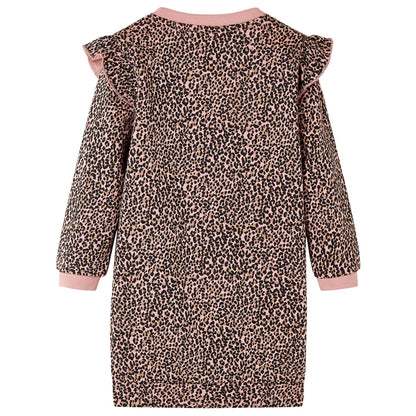 Kinderjurk 104 middelroze